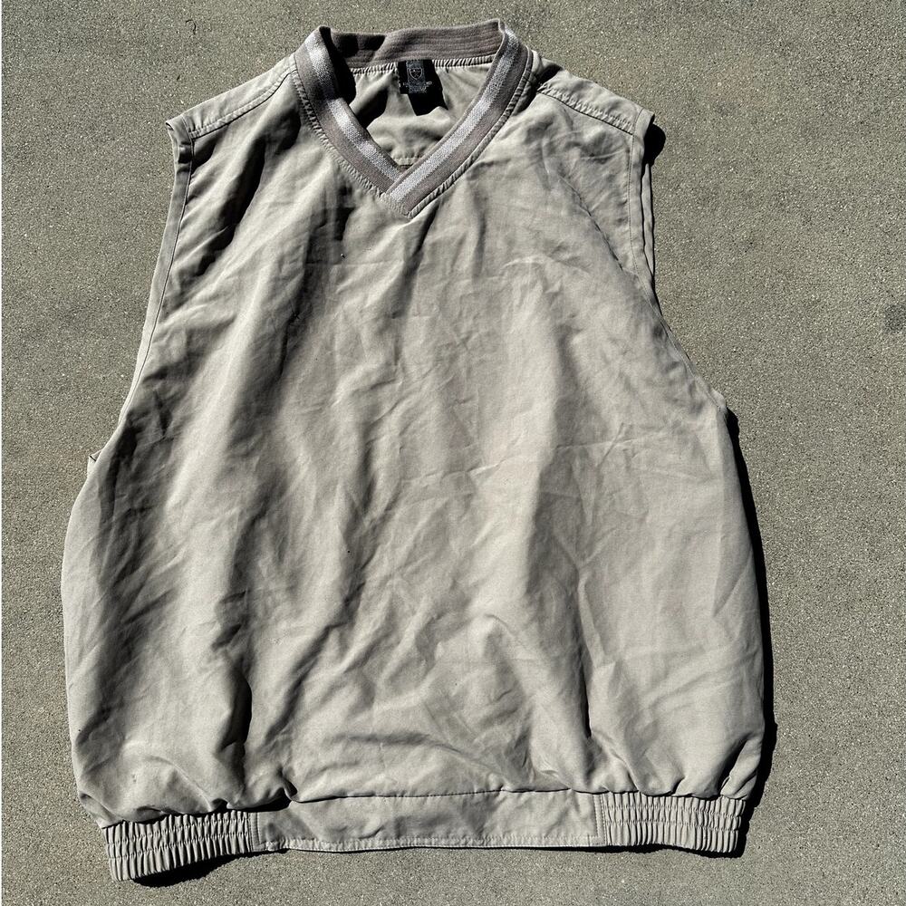 Nike Golf Sleeveless Windbreaker Vest Cream Clima